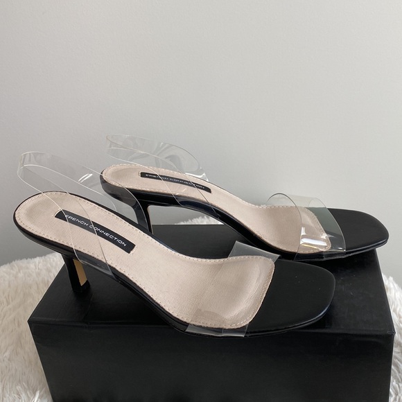 French Connection | Shoes | New French Connection Tia Clear Sandals |  Poshmark